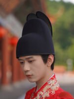 Ming Dynasty Yishanguan Official Hat for Men – Chinese Official Headwear for Hanfu & Photography - Image 4