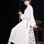 Modern Chinese Dress Fashion Hanfu White Female