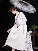 Modern Chinese Dress Fashion Hanfu White Female - Image 4