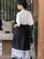 Modern Chinese Outfit Female Ming Style Dress - Image 3