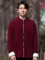 Modern Chinese Tang Jacket for Men – Contemporary Statement Style - Image 5