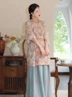 Chi He Modern Hanfu Daily Top – Lightweight New Chinese Summer Wear - Image 2