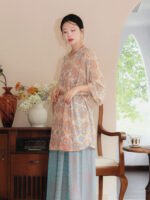 Chi He Modern Hanfu Daily Top – Lightweight New Chinese Summer Wear