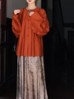 Sutang Modern Hanfu Skirt Set ?C New Chinese Style Mamian Skirt Outfit - Image 4