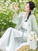 Chinese Clothing Modern Retro Outfit Improved Hanfu Dress Women