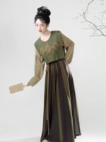 Modern Tang Style Hanfu Dress for Women
