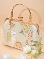 Moon Rabbit Embroidery Handbags Vintage Women’s Bag