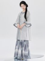 New Chinese Style Set Women – Embroidered Hanfu Inspired Outfit - Image 5