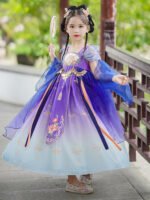 Exotic Hanfu Dress for Girls Princess Fairy Costume - Image 3