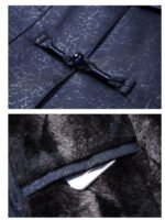 Padded Chinese Tang Jacket for Men – Thick Winter Loose Fit Outerwear - Image 6