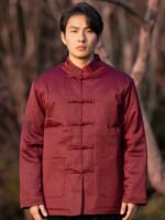 Padded Chinese Tang Jacket for Men – Thick Winter Loose Fit Outerwear
