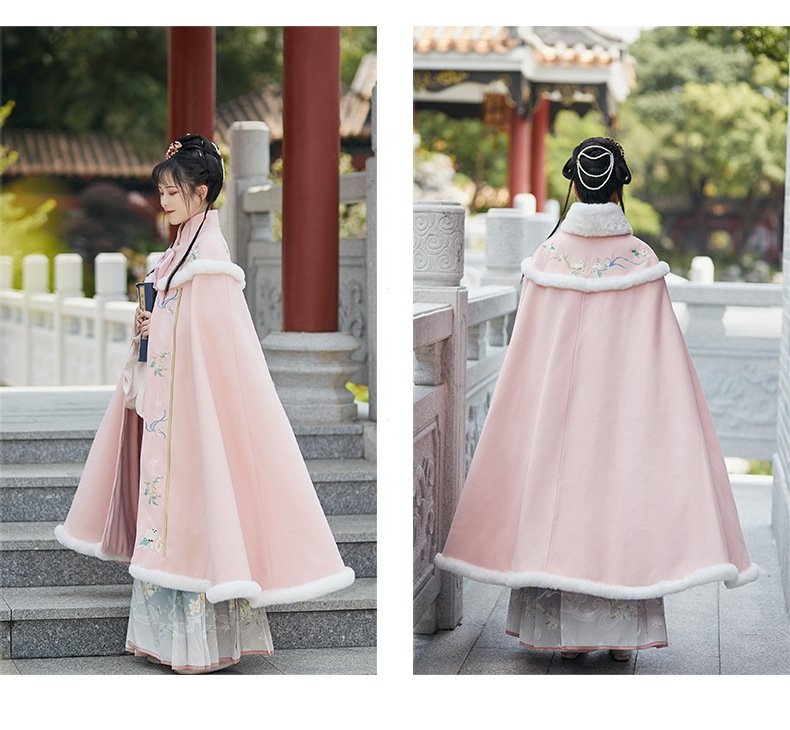 Chinese Style Warm Winter Cloak