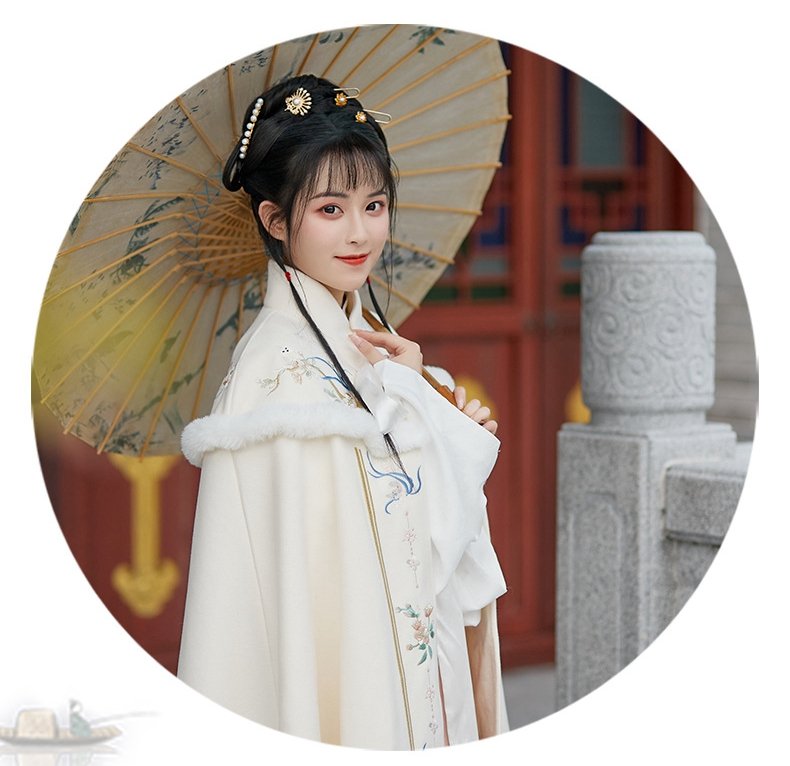Chinese Style Warm Winter Cloak