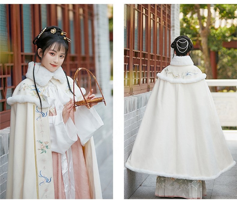 Chinese Style Warm Winter Cloak