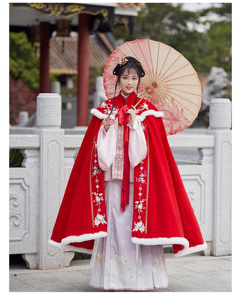 Chinese Style Warm Winter Cloak
