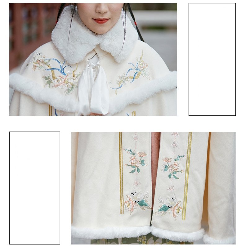 Chinese Style Warm Winter Cloak