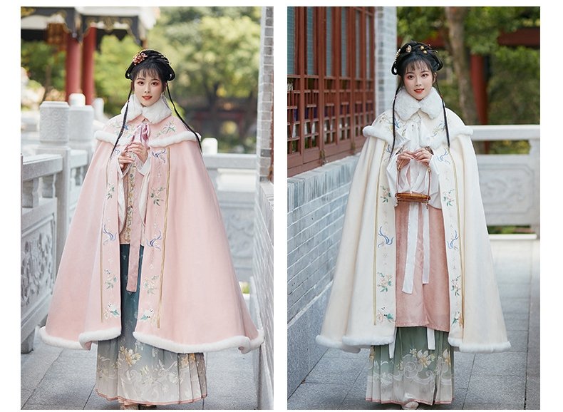Chinese Style Warm Winter Cloak