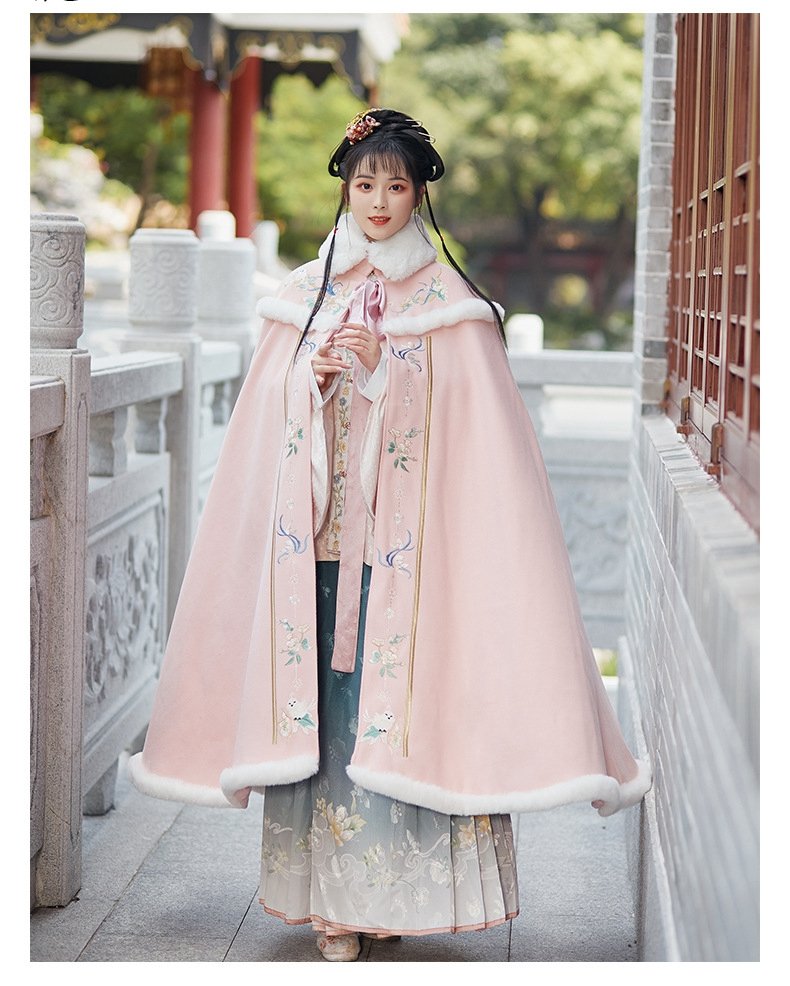 Chinese Style Warm Winter Cloak