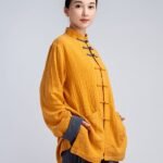 Premium Tai Chi Suit – Cotton Linen Training Outfit with Contrast Design