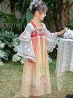 Chinese Hanfu Flowing Fairy Princess Dress Girls - Image 3