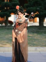 Women’s Qixiong Ruqun Hanfu Set Flowing Tang Style Dress - Image 3