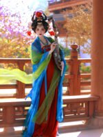 Women’s Qixiong Ruqun Hanfu Set Flowing Tang Style Dress