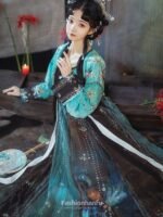 Fashion Hanfu Dunhuang Style Chinese Fashion Dress - Image 3