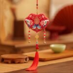 Double-Sided Embroidered Chinese Sachet Bag – Five Blessings Hanging Gift - Image 9