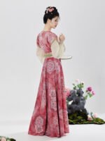 Floral Chinese Hanfu Dress Tang-Style Hanfu Set for Women - Image 4