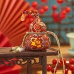 Chinese Gourd Sachet Hanging Ornament – Embroidered Refillable Festival Gift - Image 6