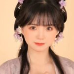 Retro Cute floral Hair Clips Small Cherry Blossom Hair Clip