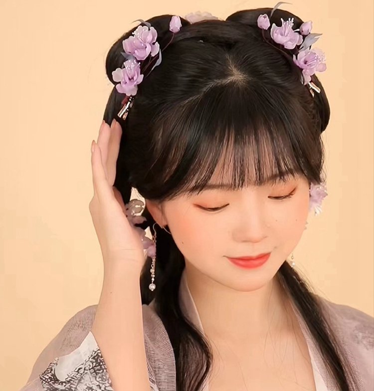 Retro Cute floral Hair Clips