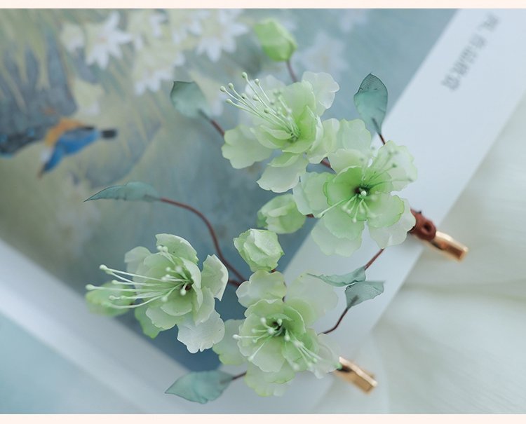 Retro Cute floral Hair Clips