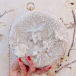 Women’s Embroidered Round Crossbody Bag
