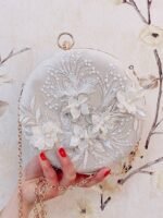 Women’s Embroidered Round Crossbody Bag