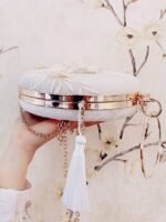 Women’s Embroidered Round Crossbody Bag - Image 3