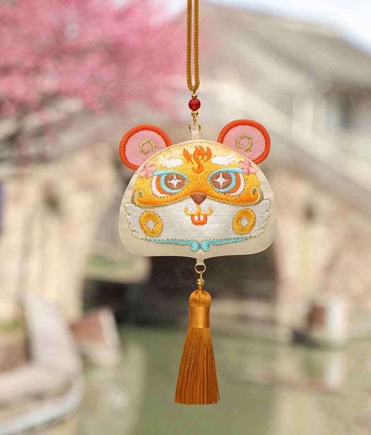Traditional Sachet Bag with Embroidery