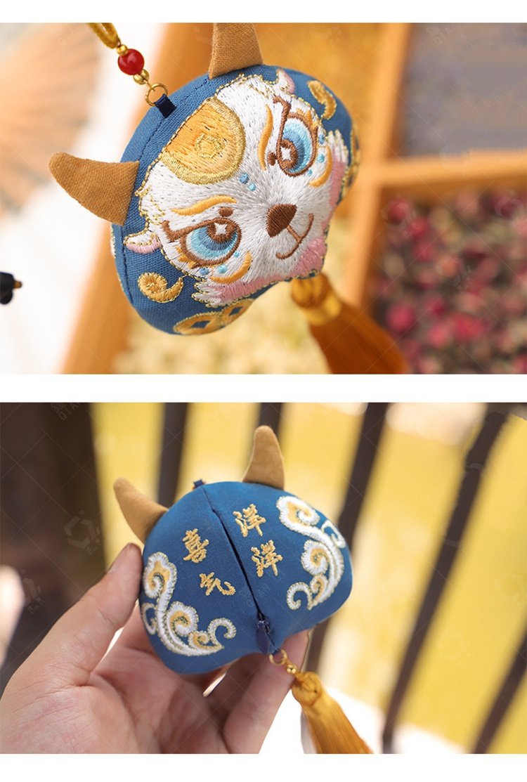 Traditional Sachet Bag with Embroidery