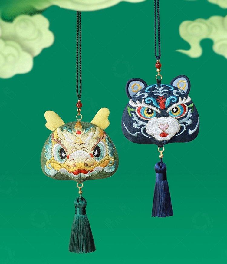 Traditional Sachet Bag with Embroidery