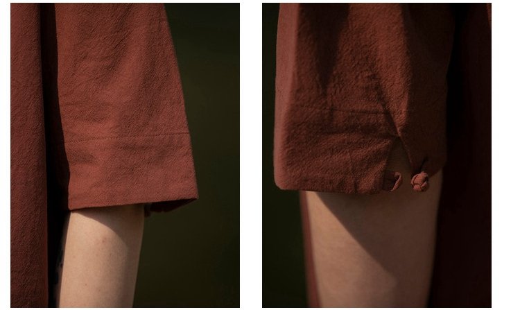 V-neck Short Sleeve Linen Shirt