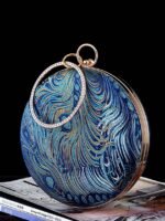 Vintage Chinese Style Small Round Evening Bag Women - Image 2