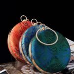 Vintage Chinese Style Small Round Evening Bag Women