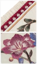 Spring Dresses for Women Flowy Embroidered Puff Sleeve Long Dress - Image 7