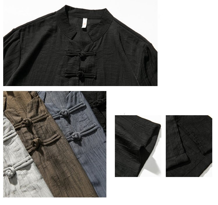 Stand Collar Summer T-Shirt for Men