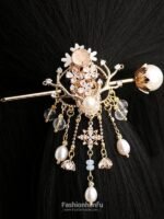 Fashion Hanfu Chinese Style Hair Clip Hair Barrette with Stick - Image 2