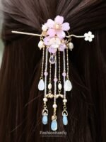 Fashion Hanfu Chinese Style Hair Clips Hair Stick Barrette For Thin Hair Female - Image 3