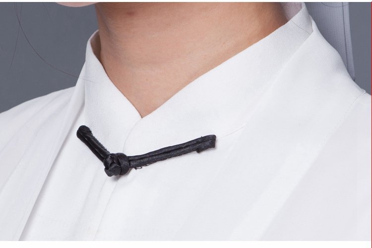 Tai chi stand collar close-up