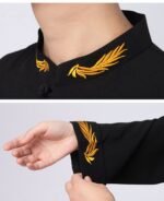 Zen Embroidered Tai Chi Outfit for Women – Flowing Martial Arts Set - Image 7