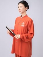 Refined Tai Chi Suit – Elastic Cotton Training Outfit for Women - Image 5