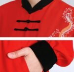 Embroidered Tai Chi Uniform – Dragon Kung Fu Training Suit - Image 6